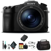 Sony Cyber-shot DSC-RX10 IV Camera DSCRX10M4/B With Soft Bag, 64GB Memory Card, Card Reader , Plus Essential Accessories