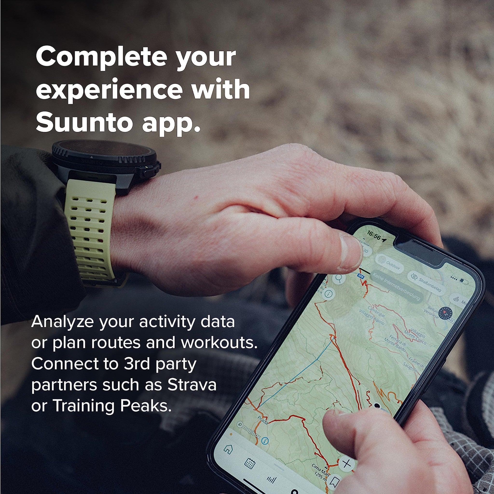 SUUNTO Vertical: Adventure GPS Watch, Large Screen, Offline Maps,