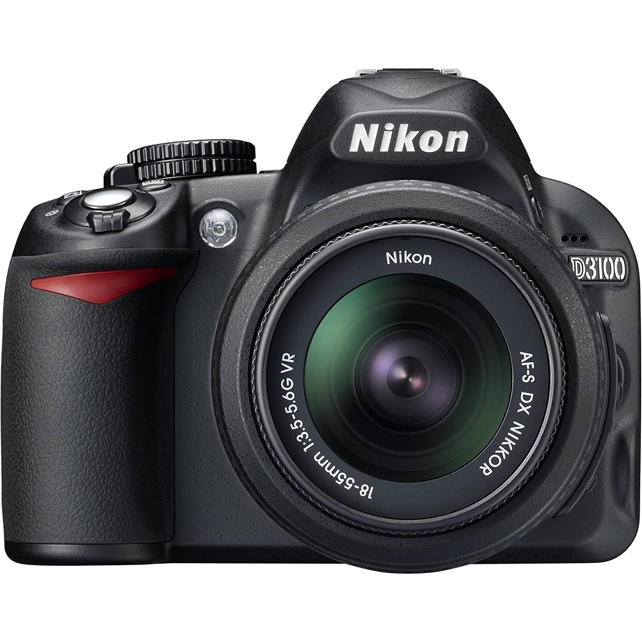 Nikon D3100 14.2MP Digital Camera and 18-55mm f/3.5-5.6G ED VR Lens - Black Nikon