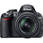 Nikon D3100 14.2MP Digital Camera and 18-55mm f/3.5-5.6G ED VR Lens - Black