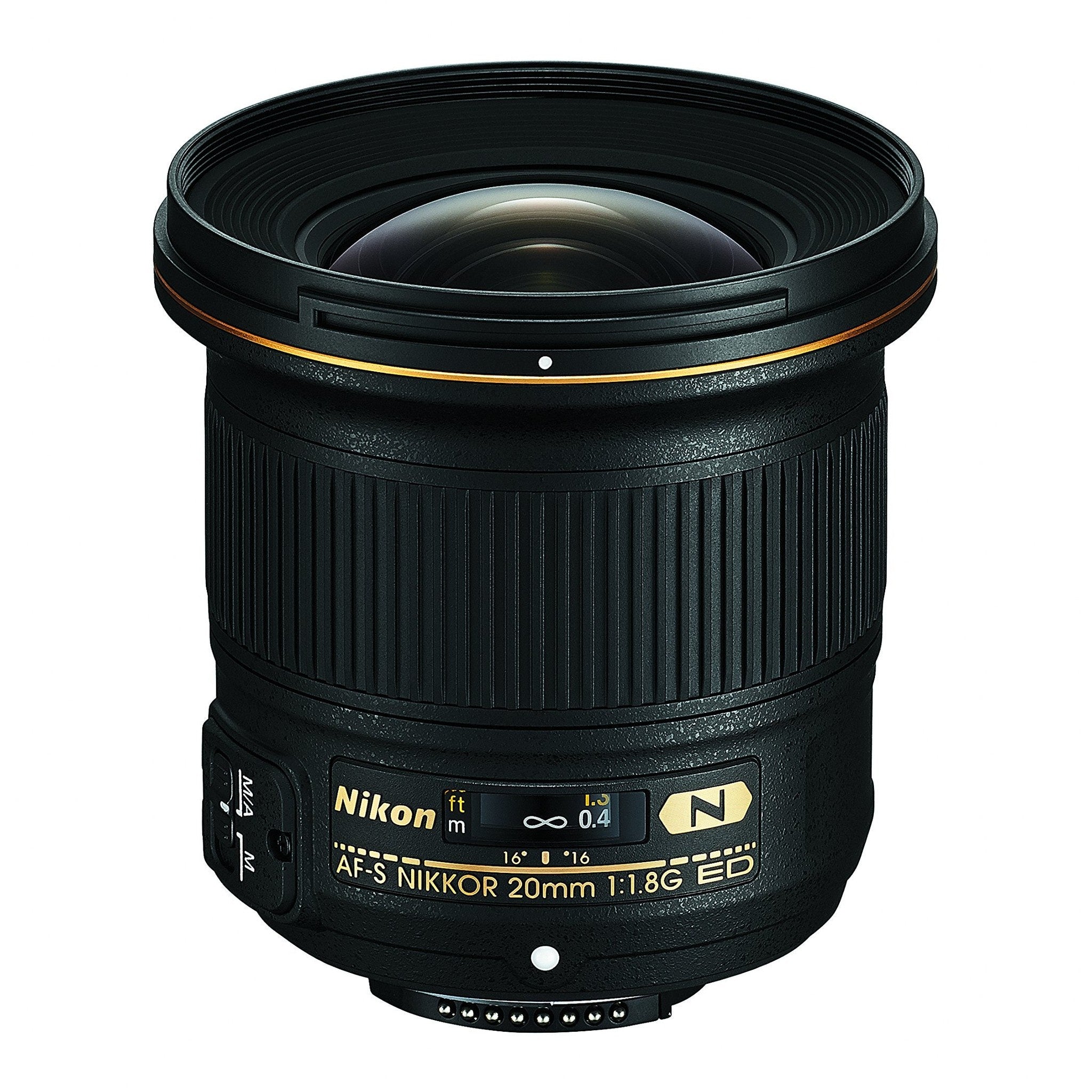 Nikon AF-S FX NIKKOR 20mm f/1.8G ED Fixed Lens with Auto Focus for Nikon DSLR Cameras - Used Nikon