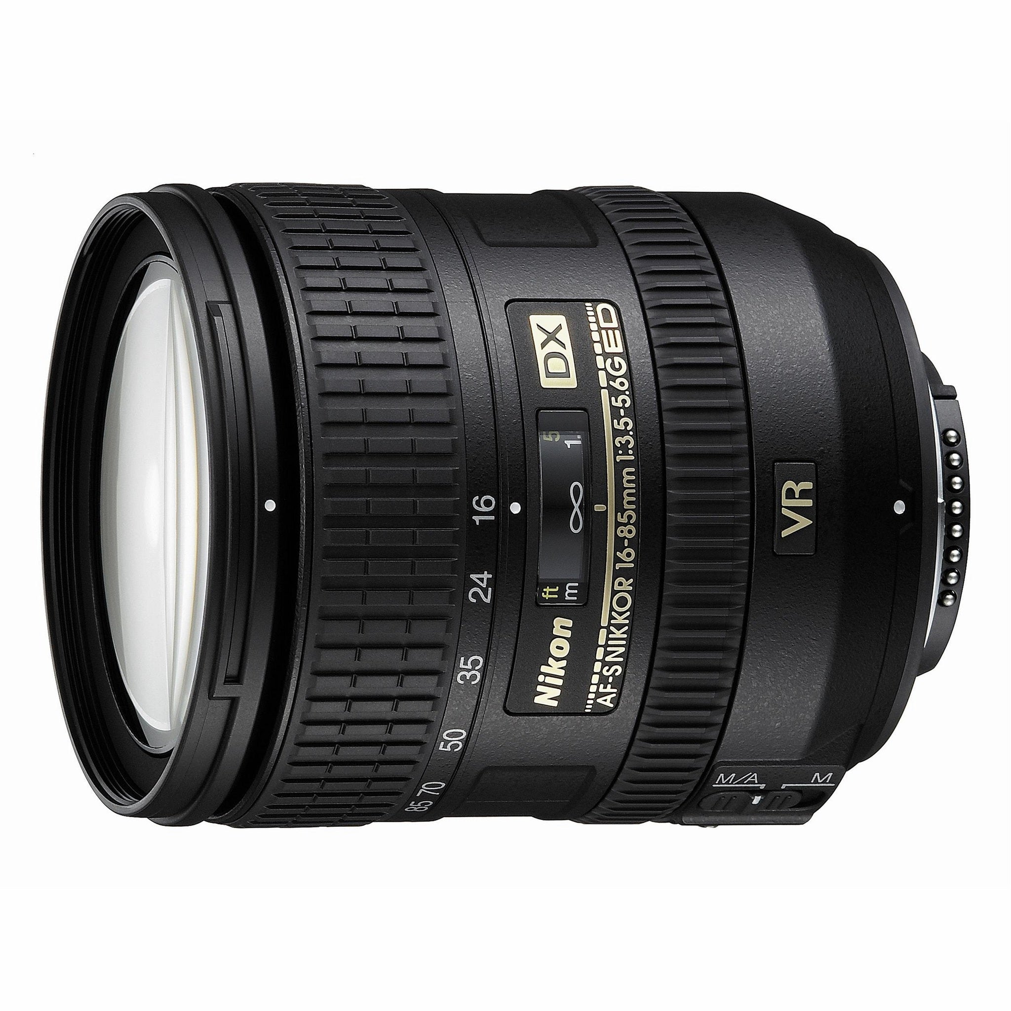 Nikon AF-S DX NIKKOR 16-85mm f/3.5-5.6G ED Vibration Reduction Zoom Lens with Auto Focus for Nikon DSLR Cameras - Used Nikon