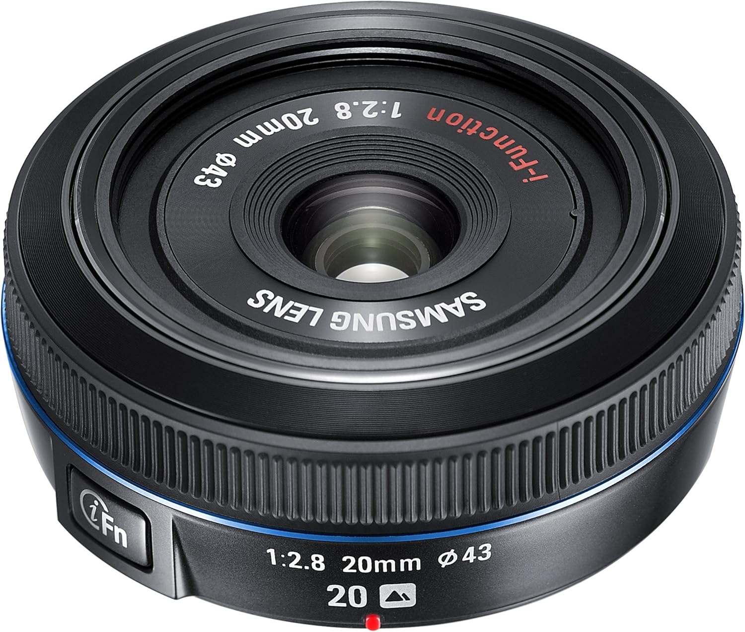 Samsung 20mm F/2.8 Wide Angle Lens For Samsung NX Cameras - Black EX-W20NB