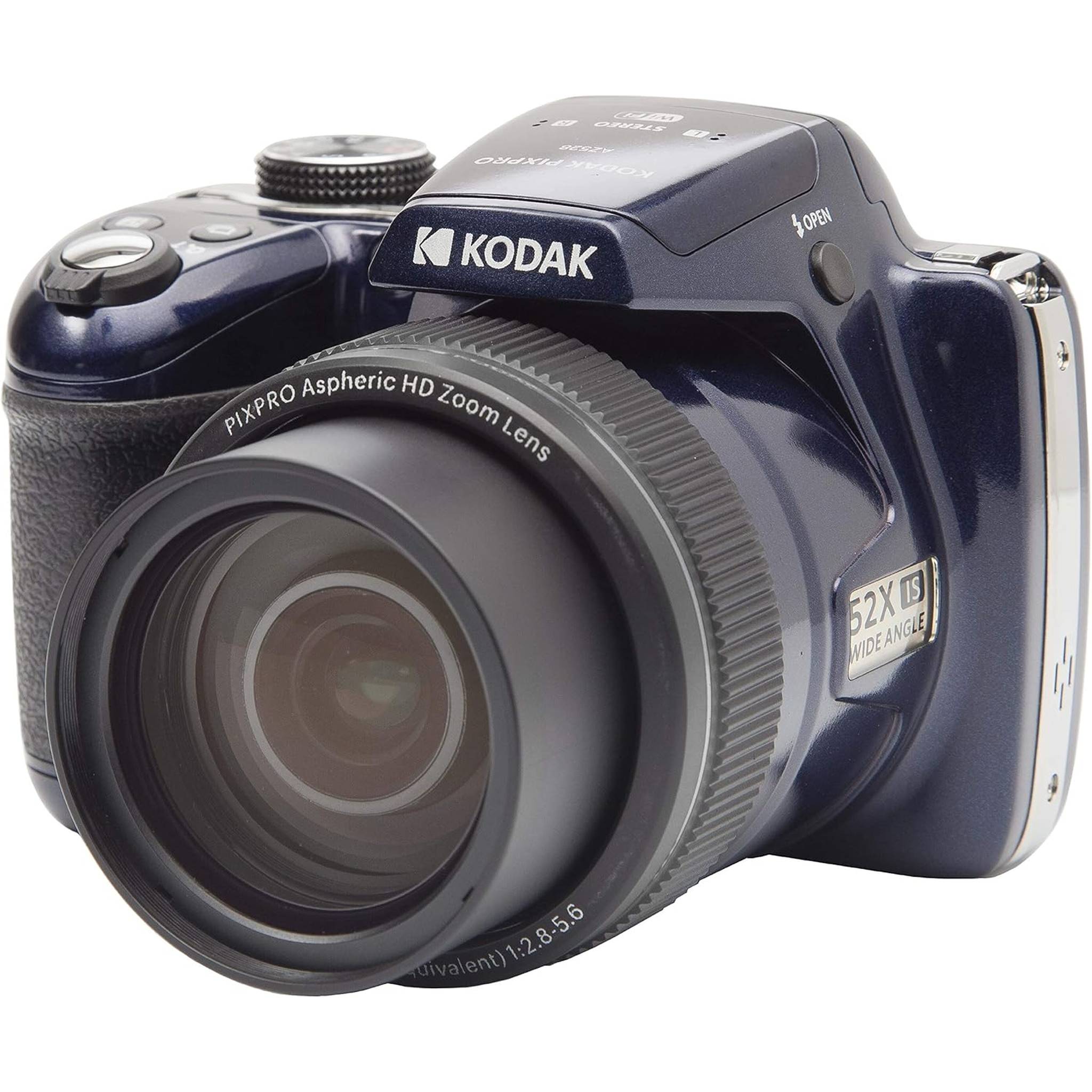 KODAK PIXPRO AZ528 Astro Zoom BSI-CMOS Bridge Digital Camera 16MP 52X 1080p Wi-Fi Midnight Blue KODAK