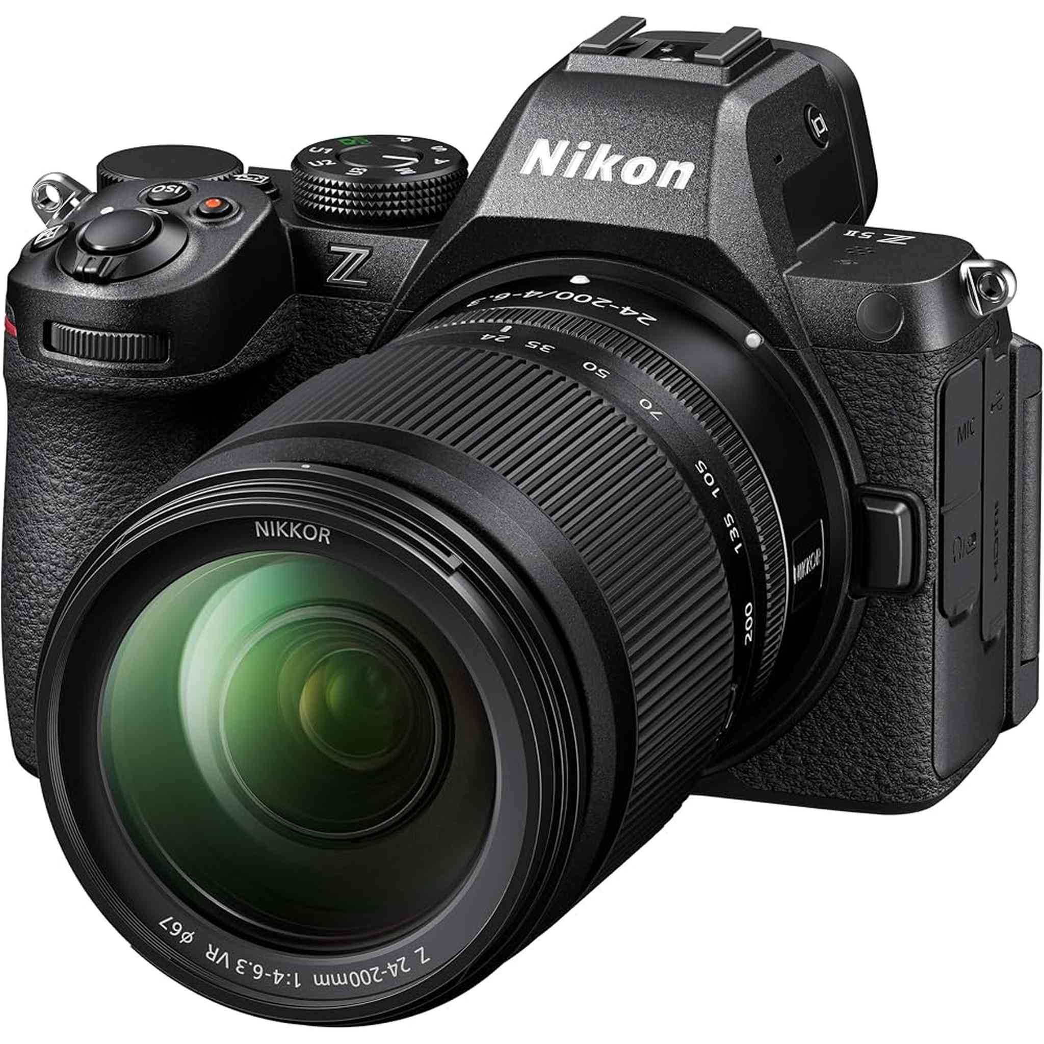 NikonZ 5 w/NIKKOR Z 24-200mm f/4-6.3 VR with Nikon Mount Adapter FTZ II