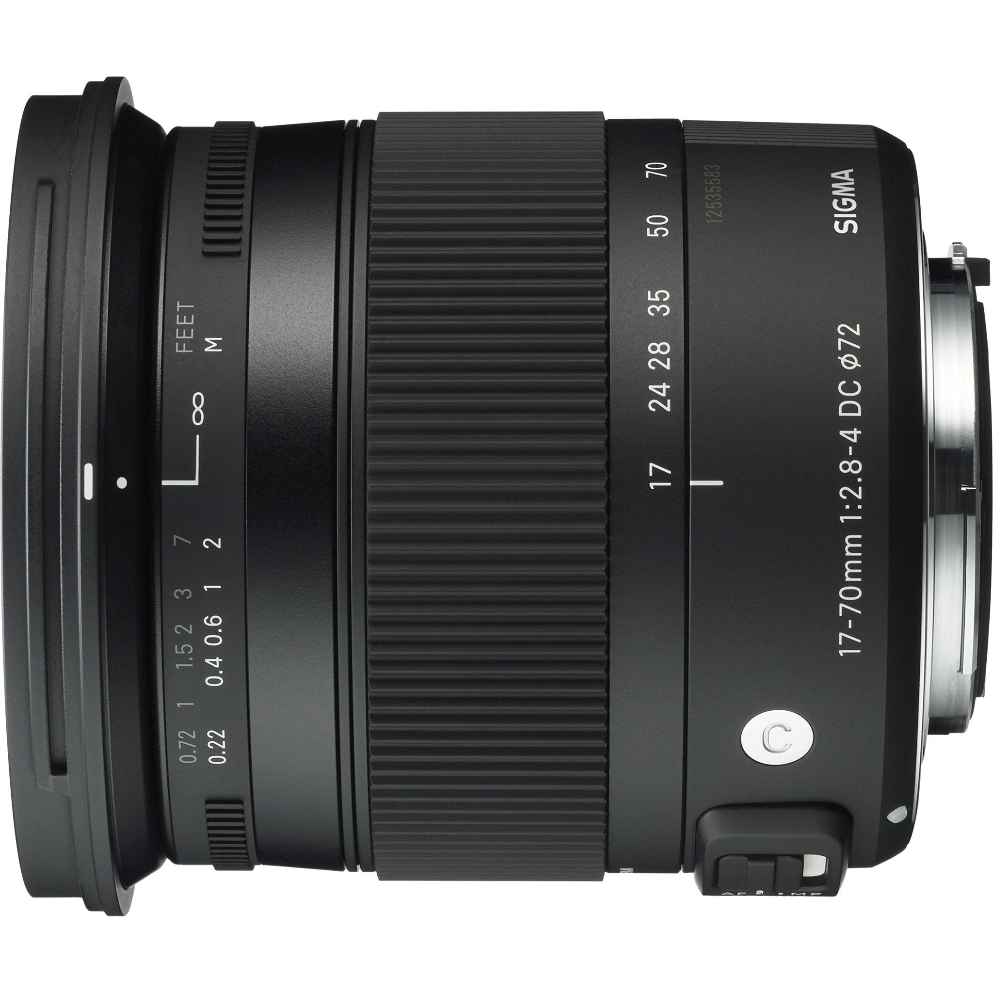Sigma 17-70mm F2.8-4 Contemporary DC Macro OS HSM Lens for Nikon - Used SIGMA