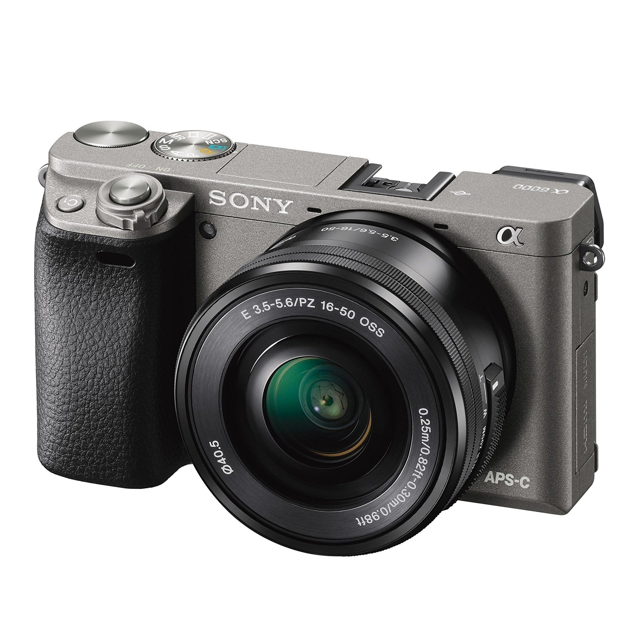 Sony Alpha a6000 Mirrorless Digital Camera with 16-50mm Lens, Graphite ILCE-6000L/H