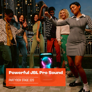 JBL PartyBox Stage 320 - Portable Party Speaker Black
