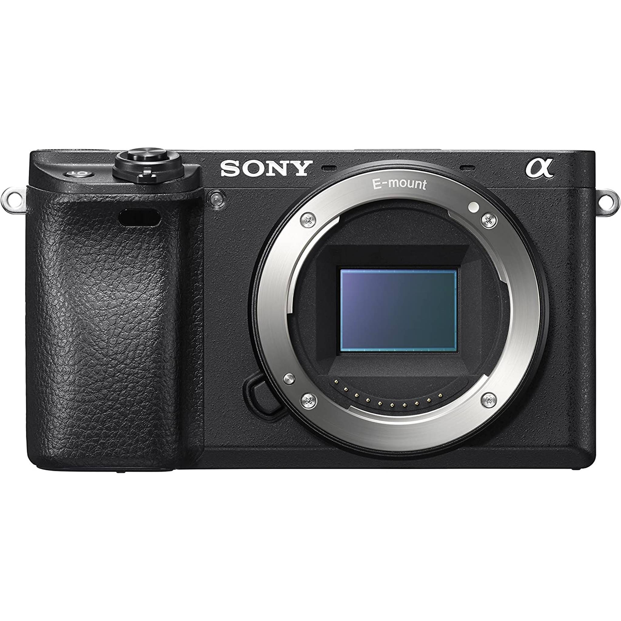 Sony Alpha a6300 Mirrorless Camera: Interchangeable Lens Digital Camera with APS-C, Auto Focus & 4K Video - ILCE 6300 Body with 3in LCD Screen Black Renewed - Reconditioned Sony