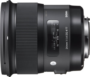 Sigma 24mm f/1.4 DG HSM Art Lens for Nikon F