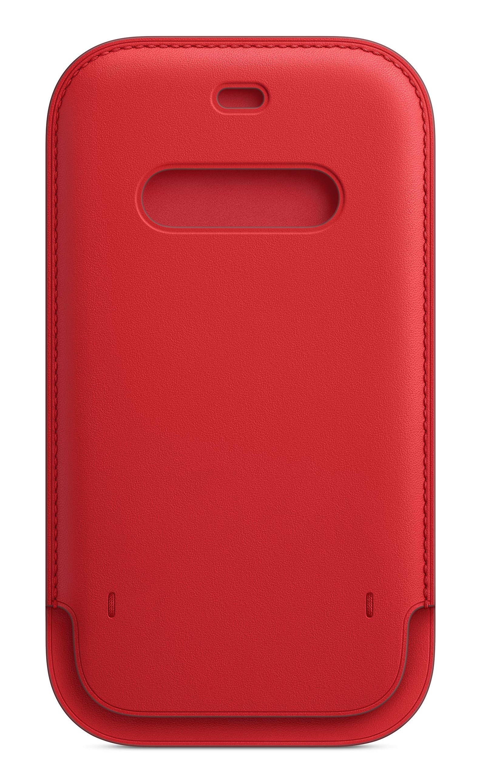 Apple iPhone 12 and 12 Pro Leather Sleeve with MagSafe - Product RED