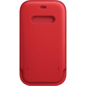 Apple iPhone 12 and 12 Pro Leather Sleeve with MagSafe - Product RED