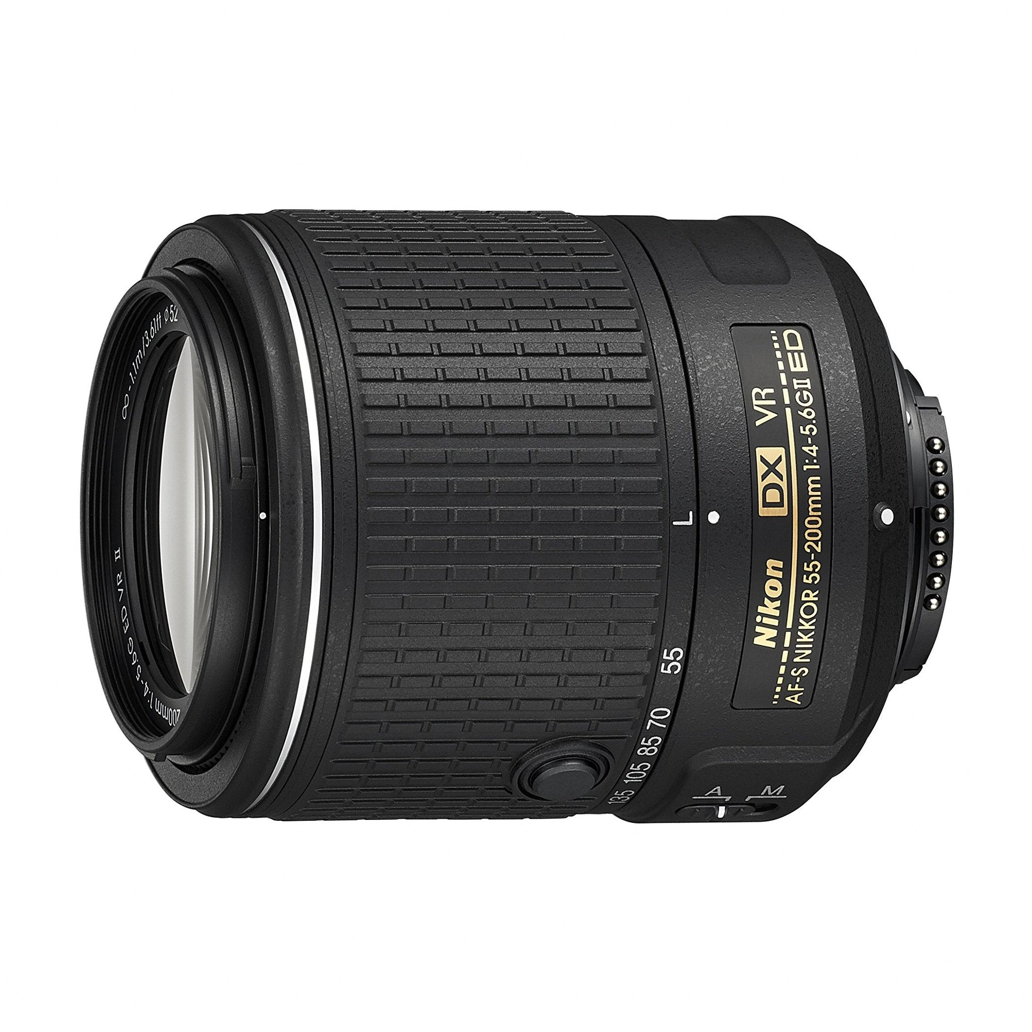 NIKON AF-S DX NIKKOR 55-200mm f/4-5.6G ED VR II Lens - White Box New - Used Nikon
