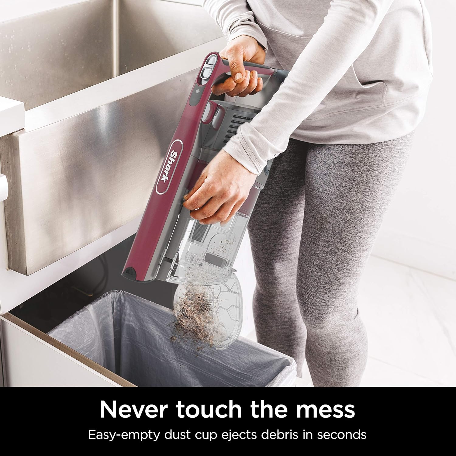 Shark IZ362H Anti-Allergen Cordless Lightweight Stick Vacuum Bundle