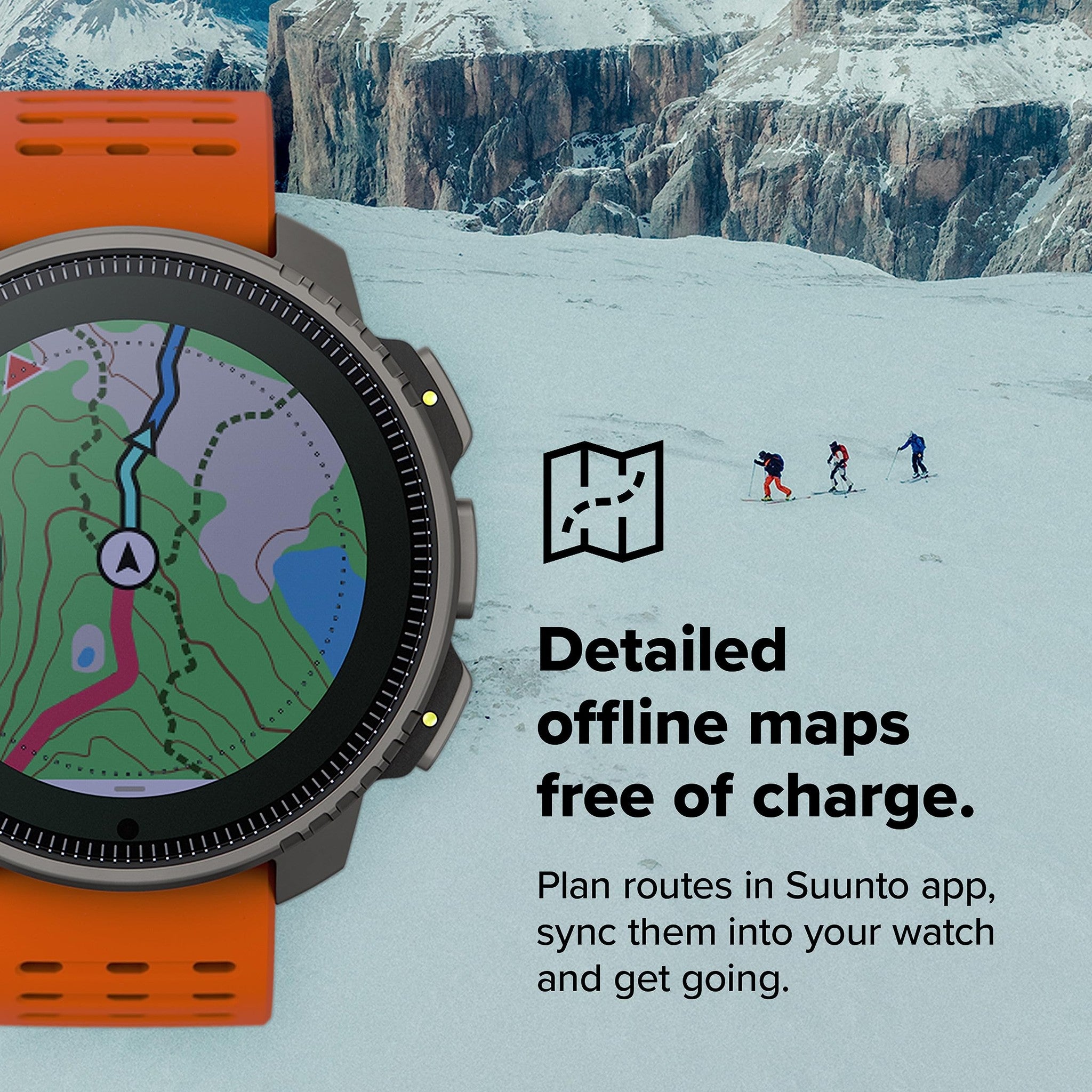 SUUNTO Vertical: Adventure GPS Watch, Large Screen, Offline Maps, Solar Charging SUUNTO
