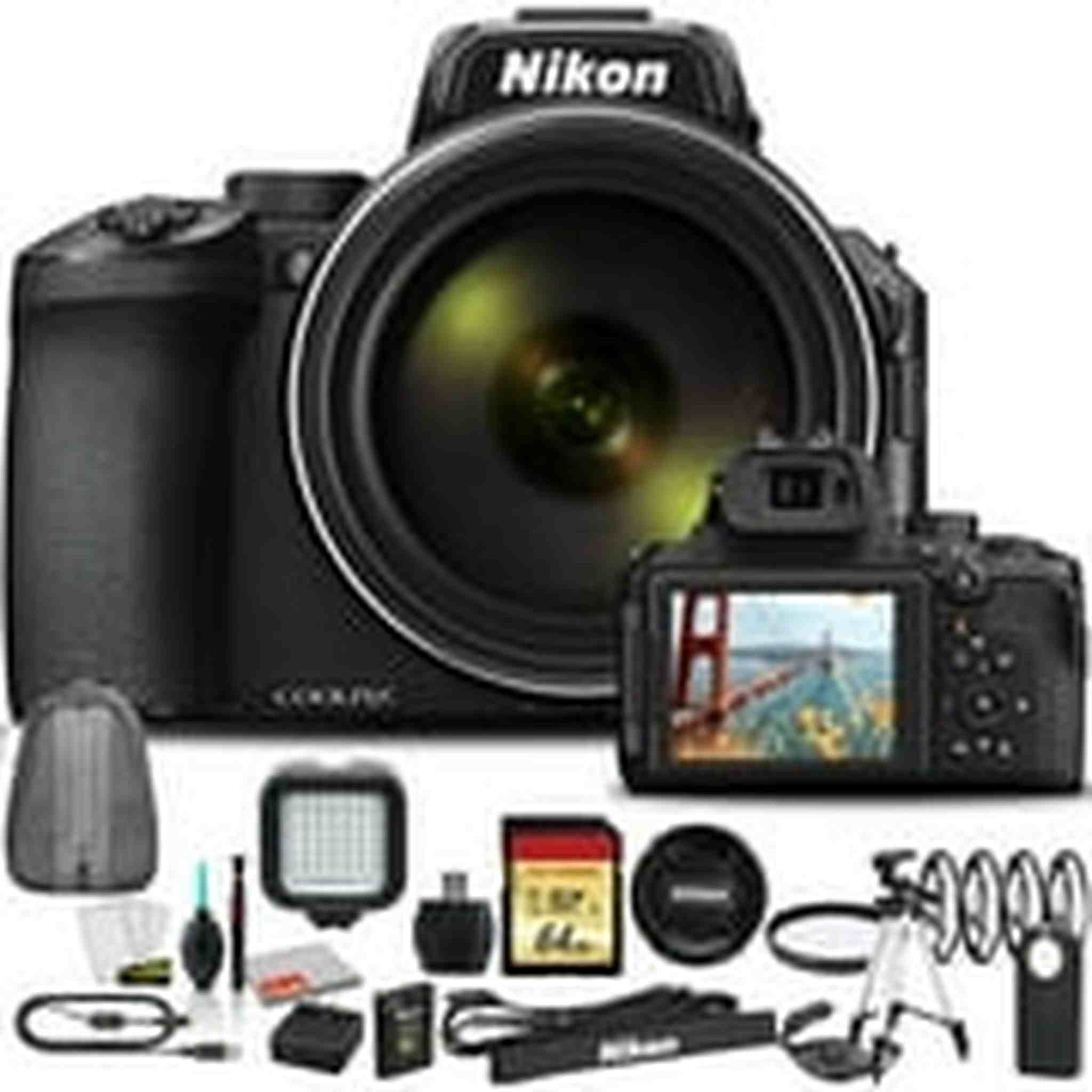 Nikon COOLPIX P950 Camera - Kit with Bag + LED Light International Model Bundle