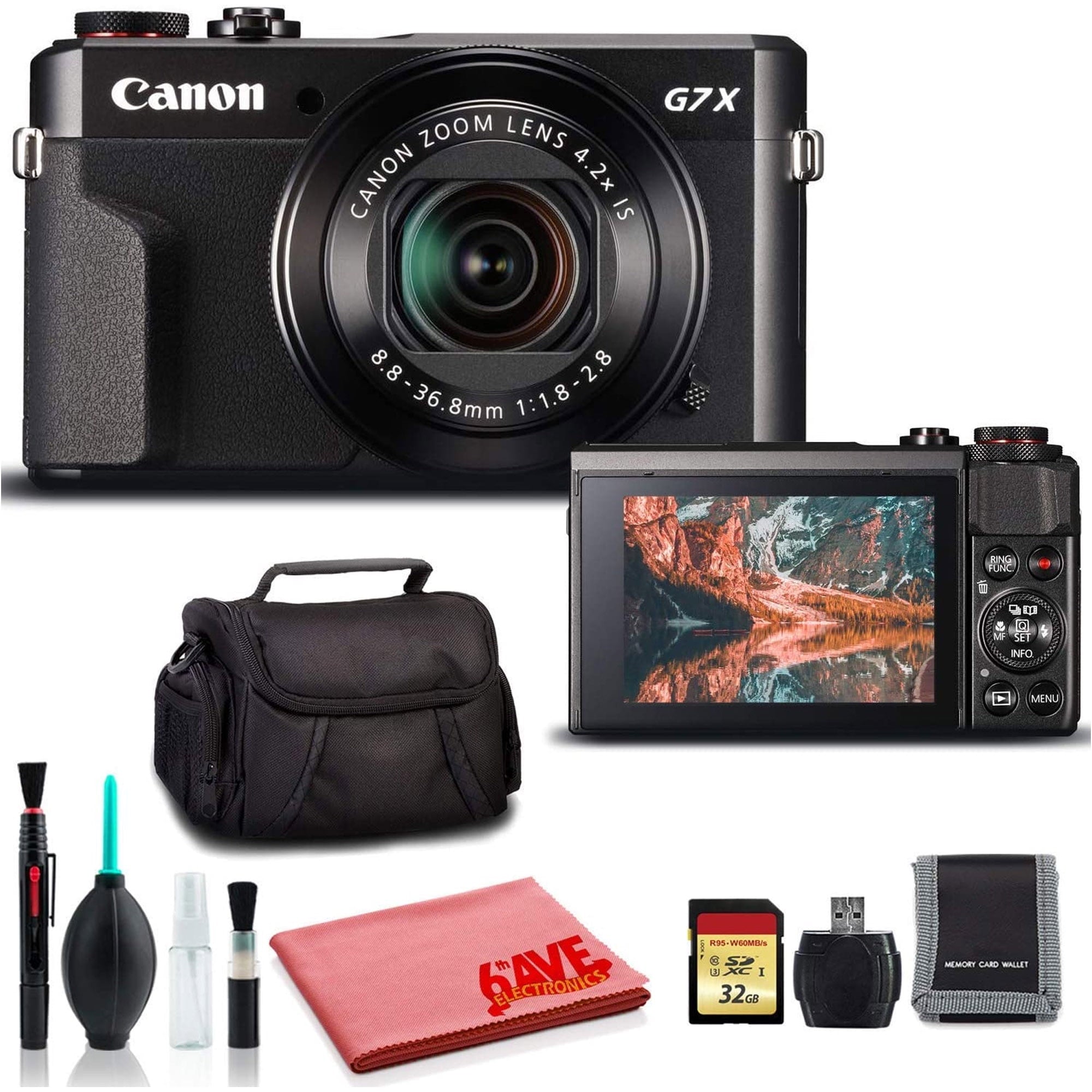 Canon PowerShot G7 X Mark II Digital Camera International Model - Ultimate Kit