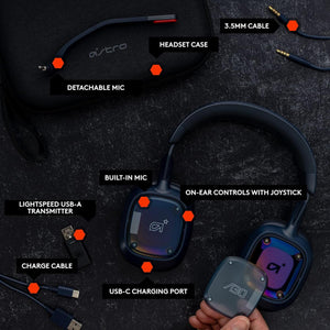 ASTRO Gaming A30 Wireless Gaming Headset for PS5 Blue ASTRO Gaming