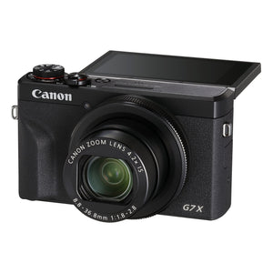 Canon PowerShot G7X Mark III Digital Camera, Video Creator Kit with Accessories: Tripod, Memory Card, and Detachable Bluetooth Remote, Black