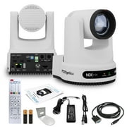 PTZOptics Move 4K PTZ Camera with 20x Zoom White PT20X-4K-WH-G3 + Wall Mount