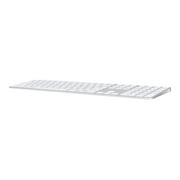 Apple Magic Keyboard with Touch ID and Numeric Keypad: Wireless, Bluetooth, Rechargeable. Works with Mac Computers with Apple Silicon; US English - White Keys