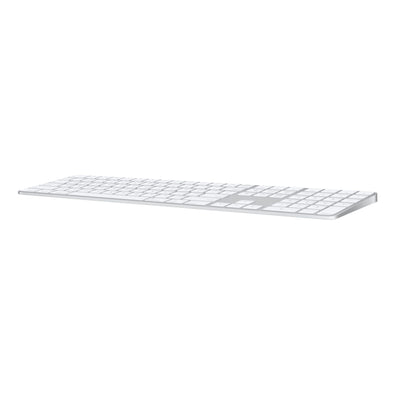 Apple Magic Keyboard with Touch ID and Numeric Keypad: Wireless, Bluetooth, Rechargeable. Works with Mac Computers with Apple Silicon; US English - White Keys