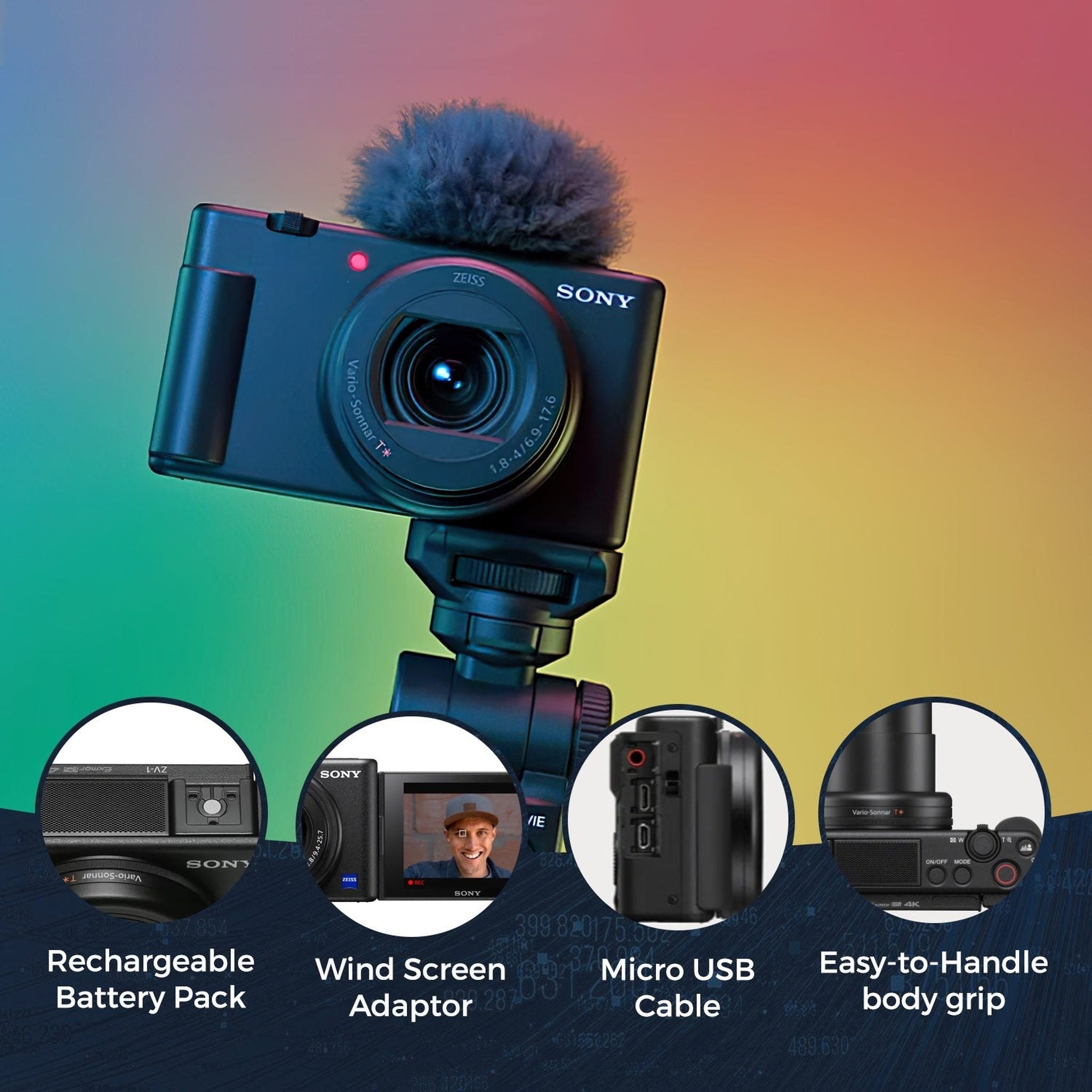 Sony ZV-1 Digital Camera (Black)