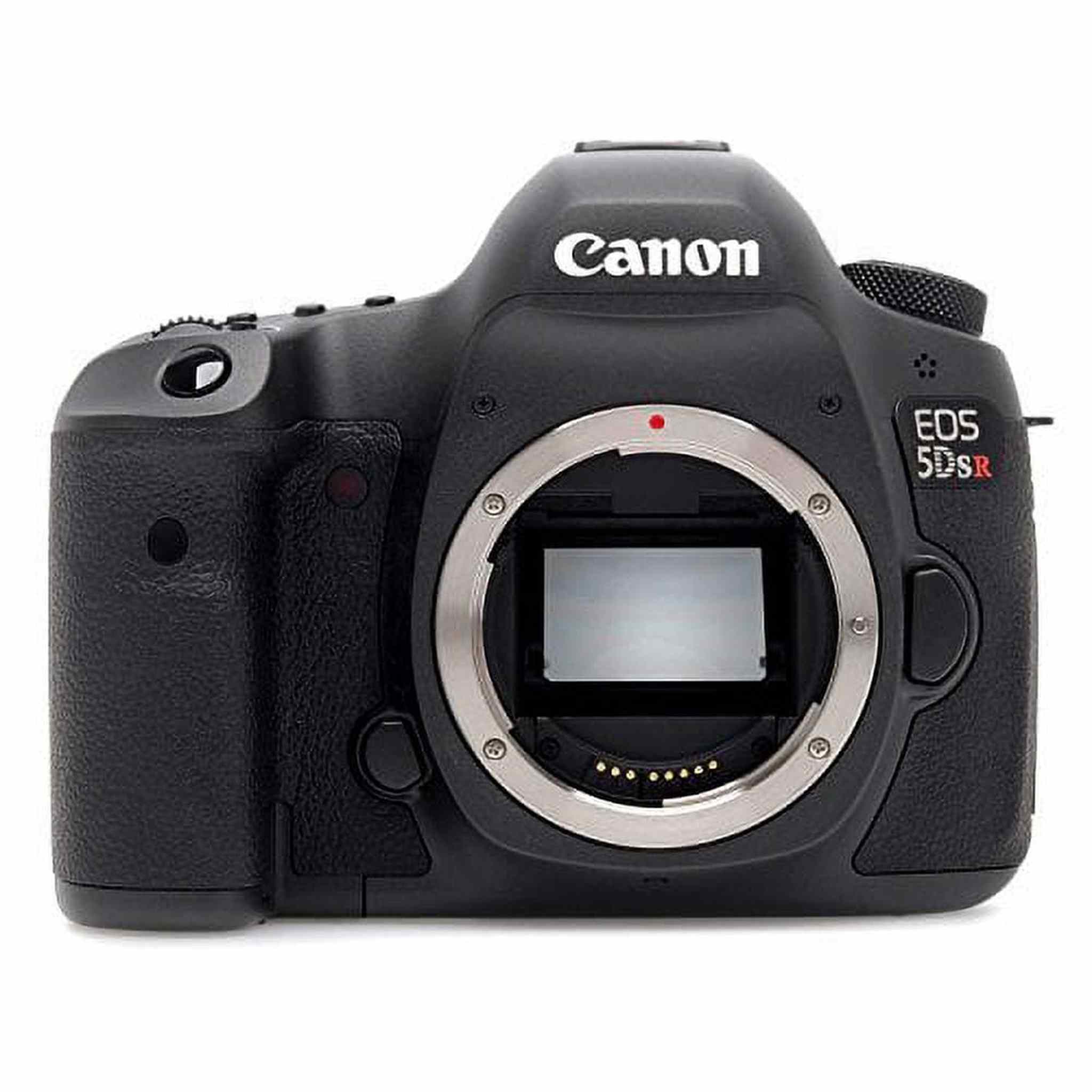 Canon 0582C002-IV EOS 5DS R Digital SLR with Low-Pass Filter Effect Cancellation Body Only International Version No Warranty , Black - Used Canon