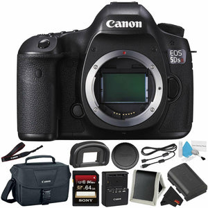 Canon EOS 5DS R Digital SLR Camera 0581C002 Body Only - Camera Bundle with 32GB Memory Card + More