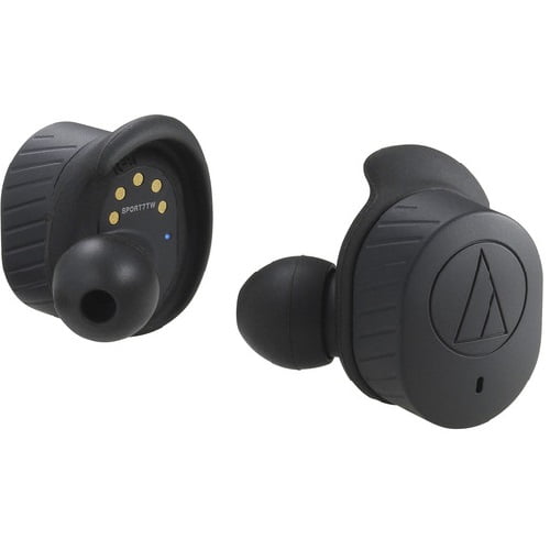 Audio-Technica ATH-SPORT7TWBK SonicSport Wireless In-Ear Headphones, Black