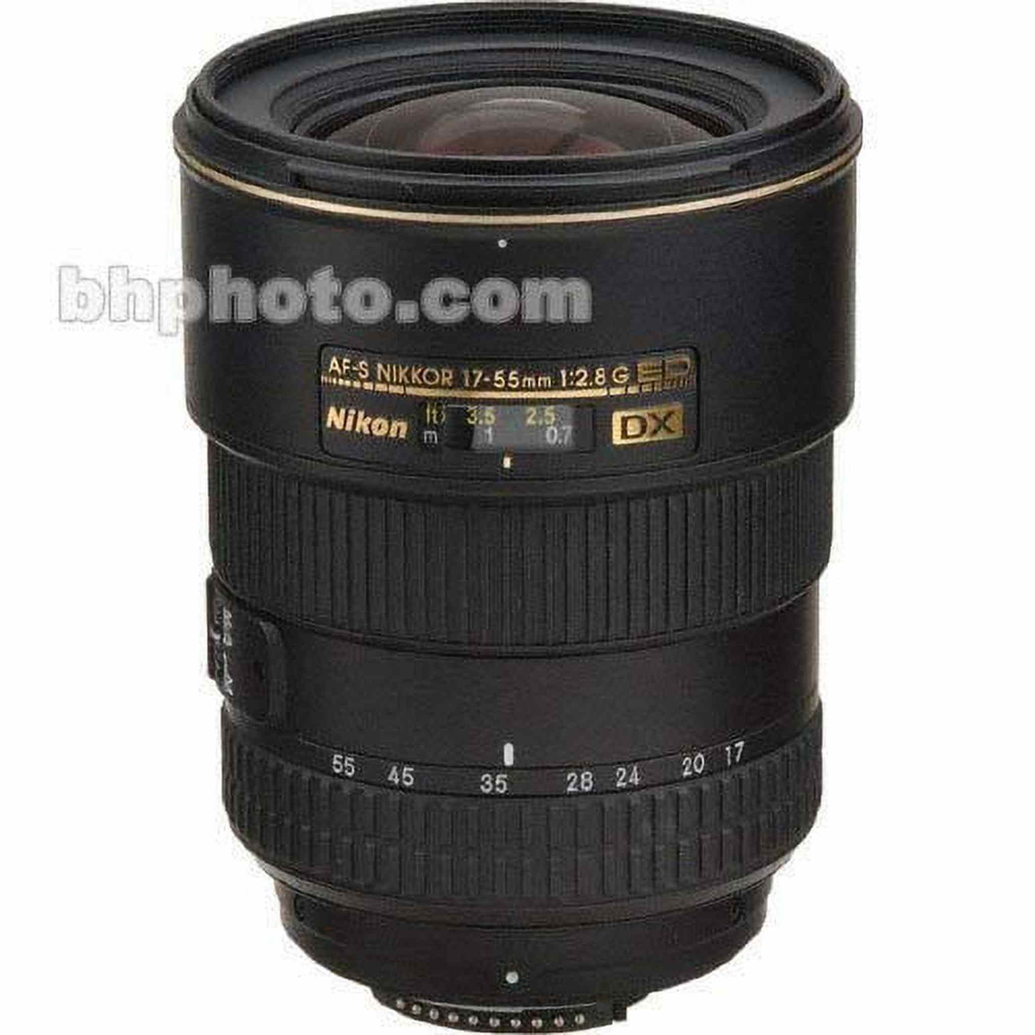 Nikon AF-S DX NIKKOR 17-55mm f/2.8G IF-ED Zoom Lens with Auto Focus for Nikon DSLR Cameras International Version No war Nikon