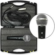 Dynamic Microphone Compatible With Interface. Set Comes With Cable & Case. Hyper Cardioid Mic With Tone Quality And On Off Switch