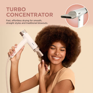 Shark Hair Dryer | SpeedStyle | No Heat Damage Hair Styling Tool | 3 Styling Tools Included | Portable & Powerful Blow Dryer | Best for Straight & Wavy Hair | Silk | HD331 - Reconditioned
