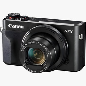 Canon PowerShot Digital Camera G7 X Mark II with Wi-Fi & NFC, LCD Screen, and 1-inch Sensor - Black