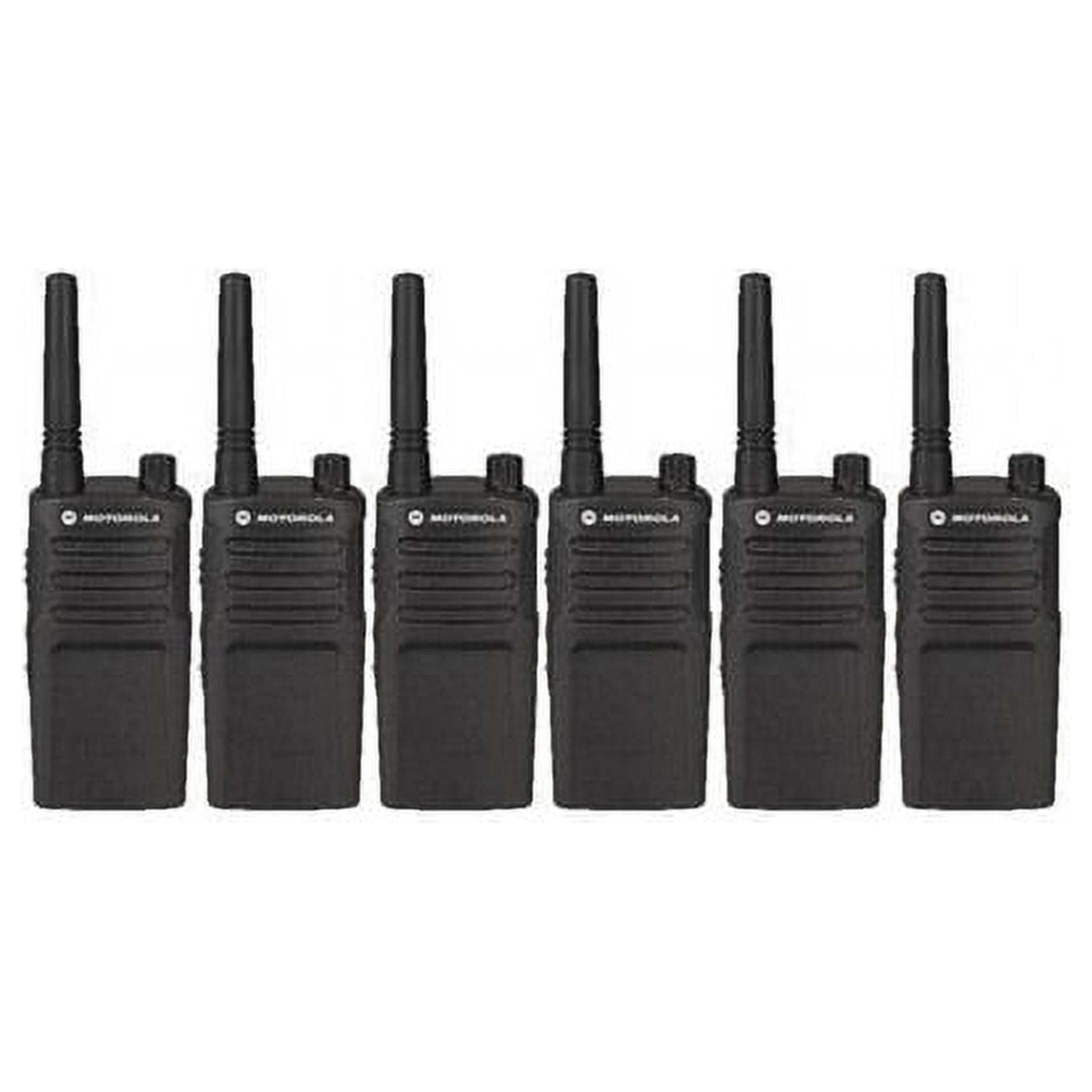 6 Pack of Motorola RMM2050 Two way Radio Walkie Talkies Motorola