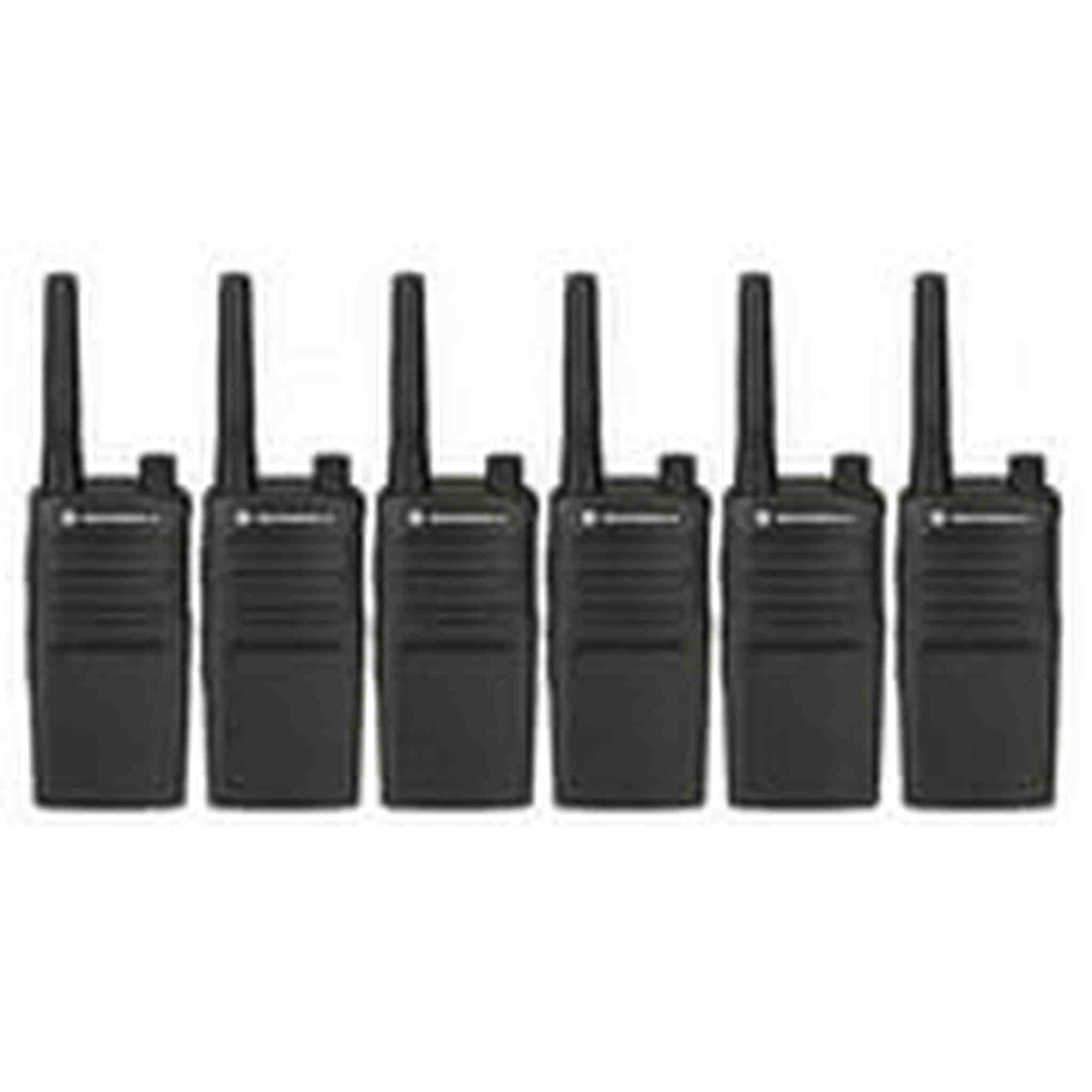 6 Pack of Motorola RMM2050 Two way Radio Walkie Talkies Motorola