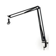 ULTIMATE SUPPORT JSBCM50 JamStands Series External Spring Style Ultimate Broadcast Mic Stand Dual Exterior Spring Design Ergonomic Adjust Knob Sturdy Table Clamp System