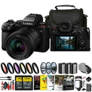 Panasonic Lumix S5 II Mirrorless Camera with 20-60mm Lens + 2 x 64GB Memory Card + More Panasonic