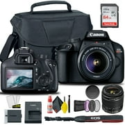 Canon EOS 4000D / Rebel T100 DSLR Camera with 18-55mm Lens 58mm Filters Intl Bundle