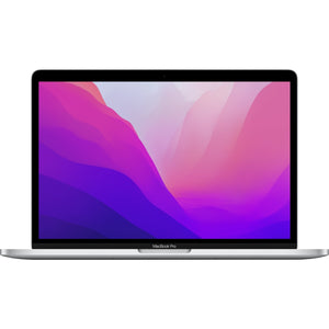 2022 Apple MacBook Pro Laptop with M2 chip: 13-inch Retina Display, 8GB RAM, 512GB SSD Storage, Touch Bar, Backlit Keyboard, Silver - Reconditioned Apple