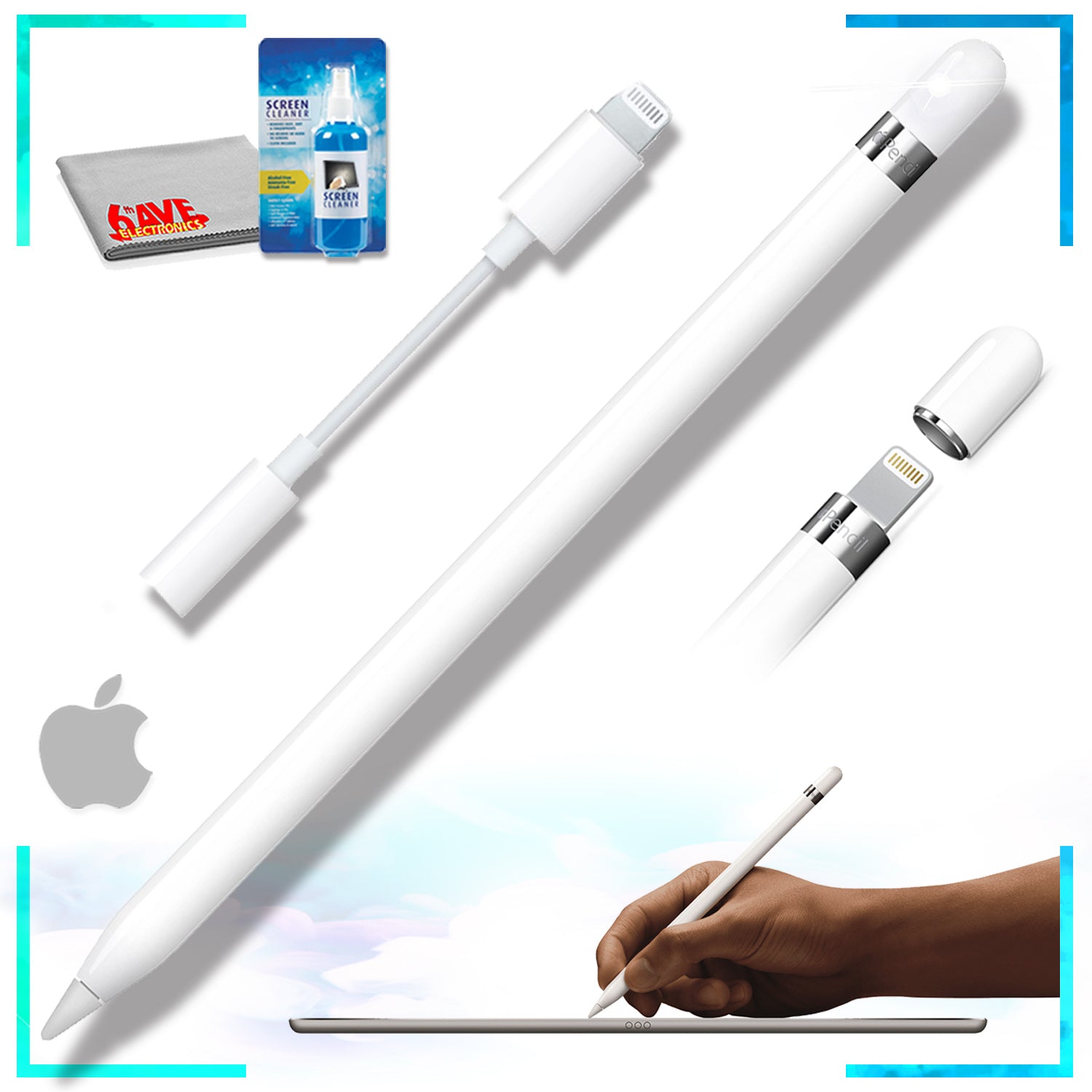 Apple Pencil 1st Gen IOS Accessory Bundle