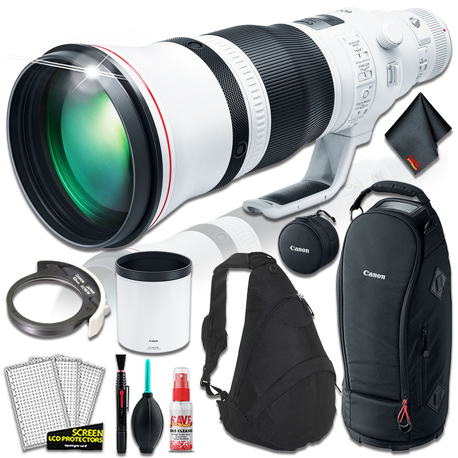 Canon EF 600mm f/4L IS III USM Lens Backpack Bundle