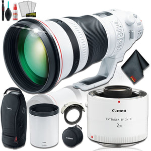Canon EF 400mm f/2.8L IS III USM Lens With Canon Extender EF 2X III Bundle