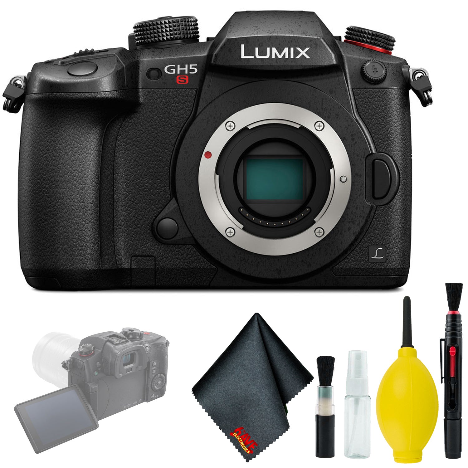 Panasonic Lumix DC-GH5S Mirrorless Micro Four Thirds Digital Camera - Cleaning Kit