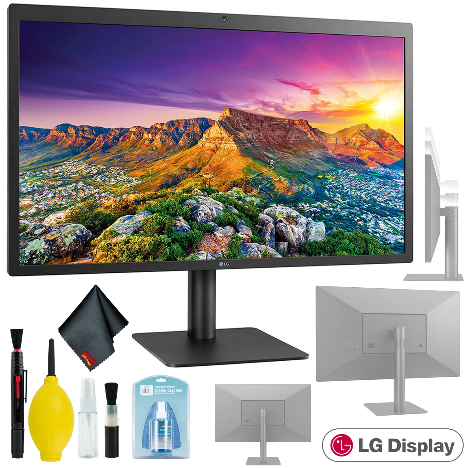 LG UltraFine 27MD5KL-B 27" 16:9 5K IPS Monitor - Lens Cleaning Kit - Blower - Brush - Lens Pen - LCD CLEANING KIT
