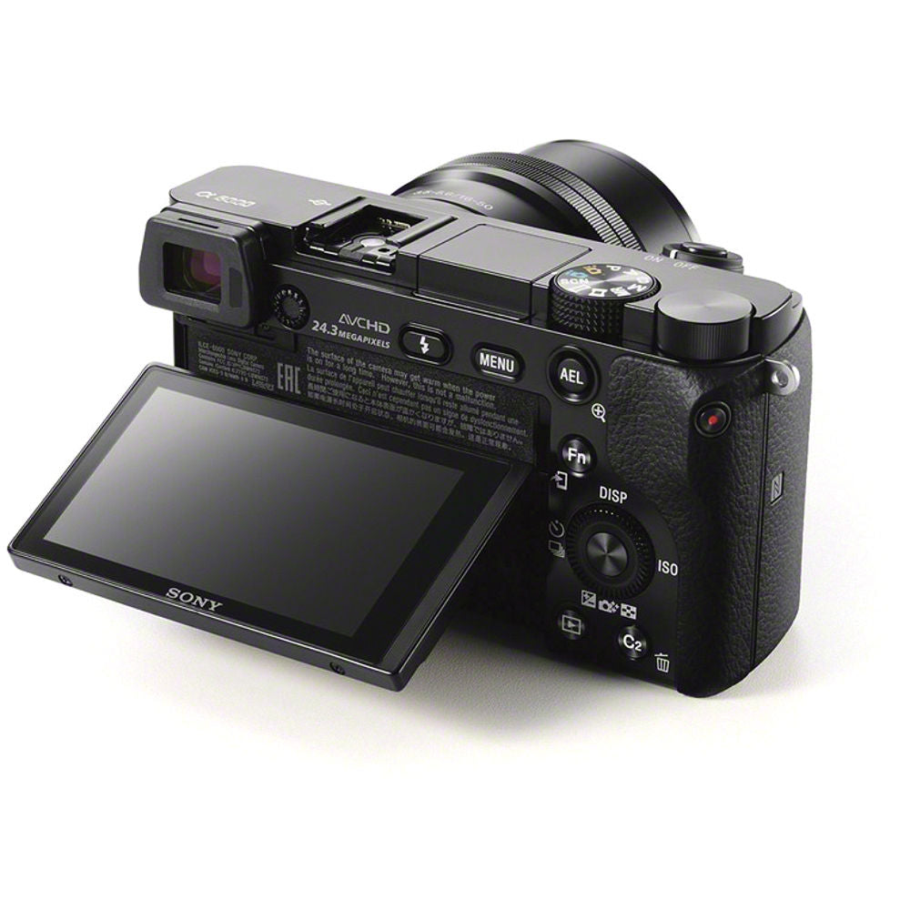Sony Alpha a6000 Mirrorless Camera, 24.3MP APS HD CMOS Sensor, BIONZ X Image Processor, 3.0