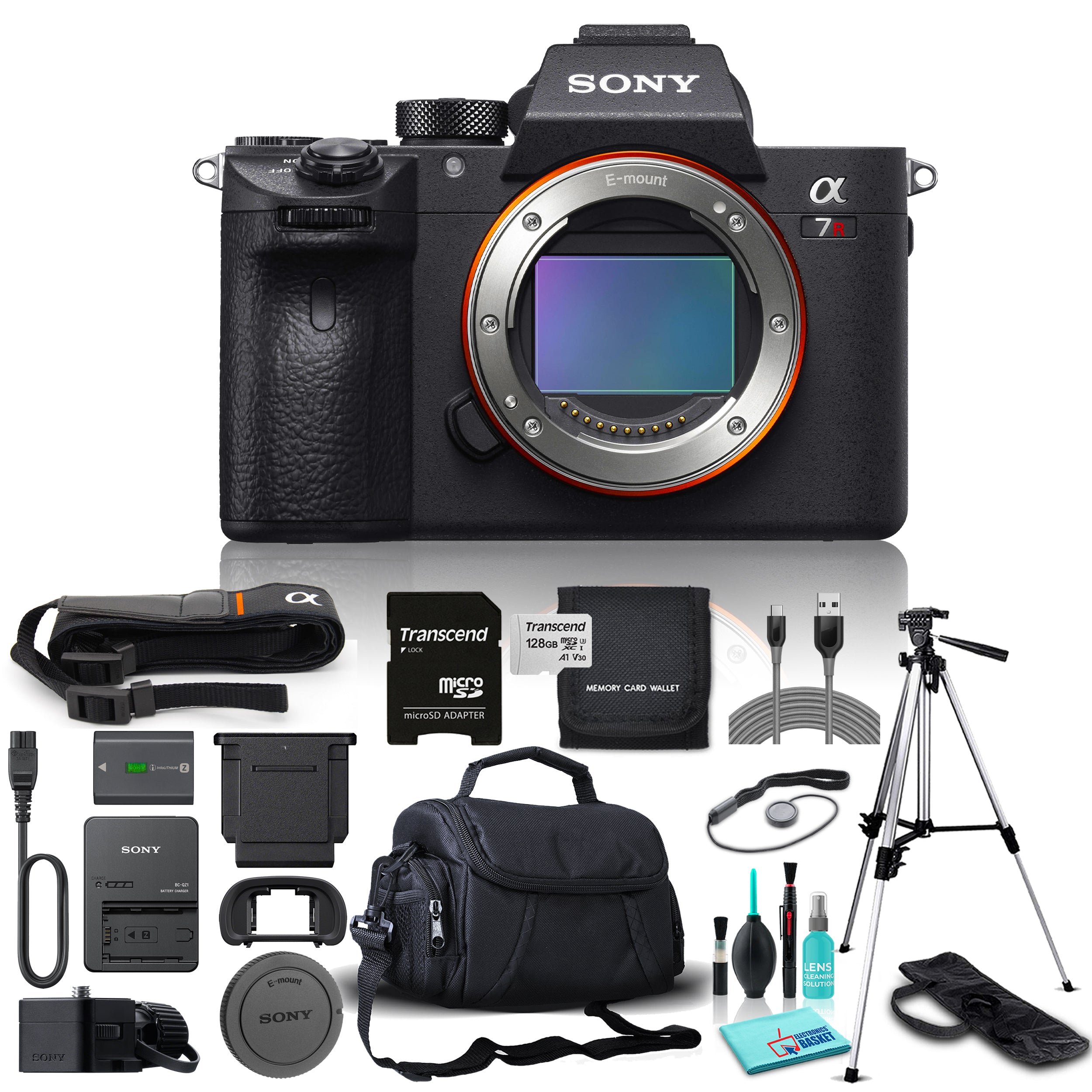 Sony Alpha a7R III Mirrorless Digital Camera, 42MP Full-Frame Exmor R BSI CMOS Sensor, UHD 4k30p Video Recording - Body Only