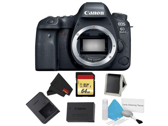 Canon EOS 6D Mark II DSLR Camera (Body Only) Memory Bundle - International Model
