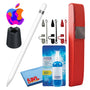 Apple Pencil 1st Gen with Covers + Hard Carry Case + Aluminum Stand Black -