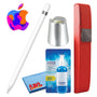 Apple Pencil 1st Gen Bundle with Hard Carry Case + Aluminum Stand Silver -